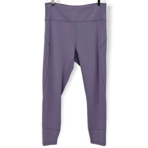 Lumulemon Purple Quartz In Movement 25" Inseam 7/8 Tight Legging Size 10